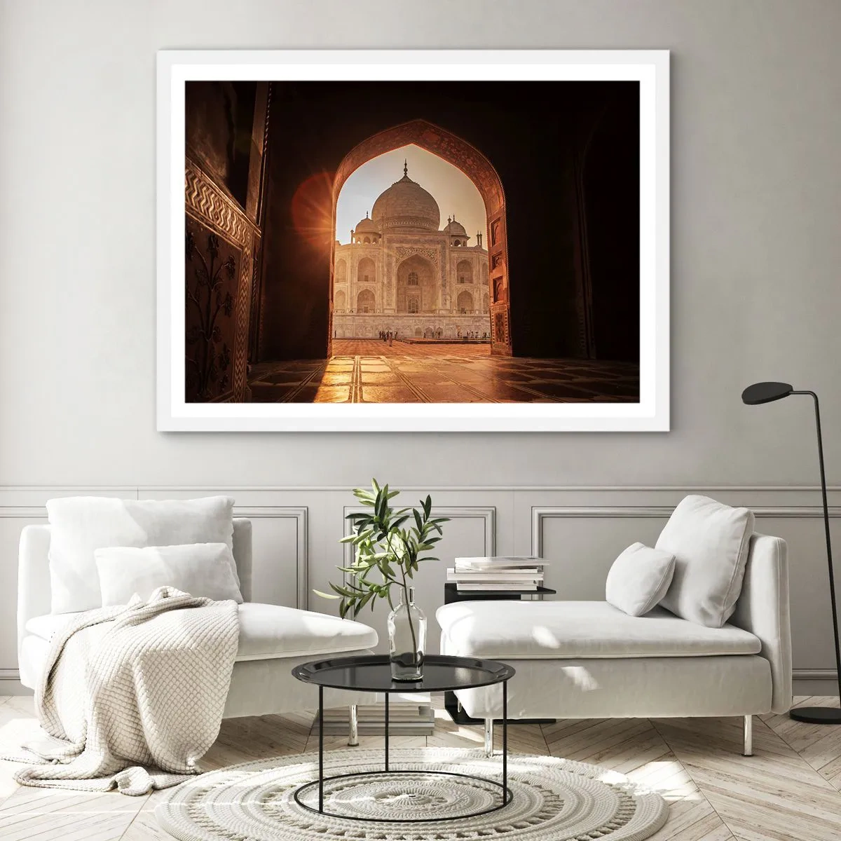 Poster in white frmae - Monument of Unearthy Love - 91x61 cm