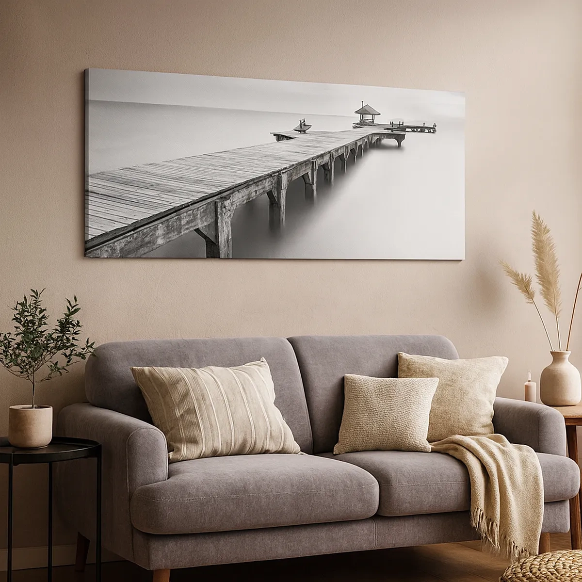 Canvas picture - Into the Distance - 30x30 cm