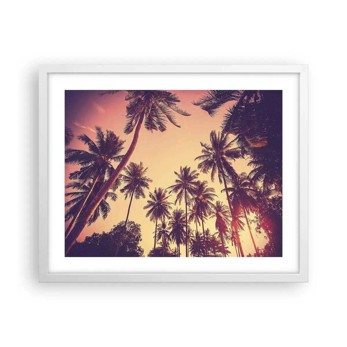 Poster in white frmae - Tropical Variation - 50x40 cm