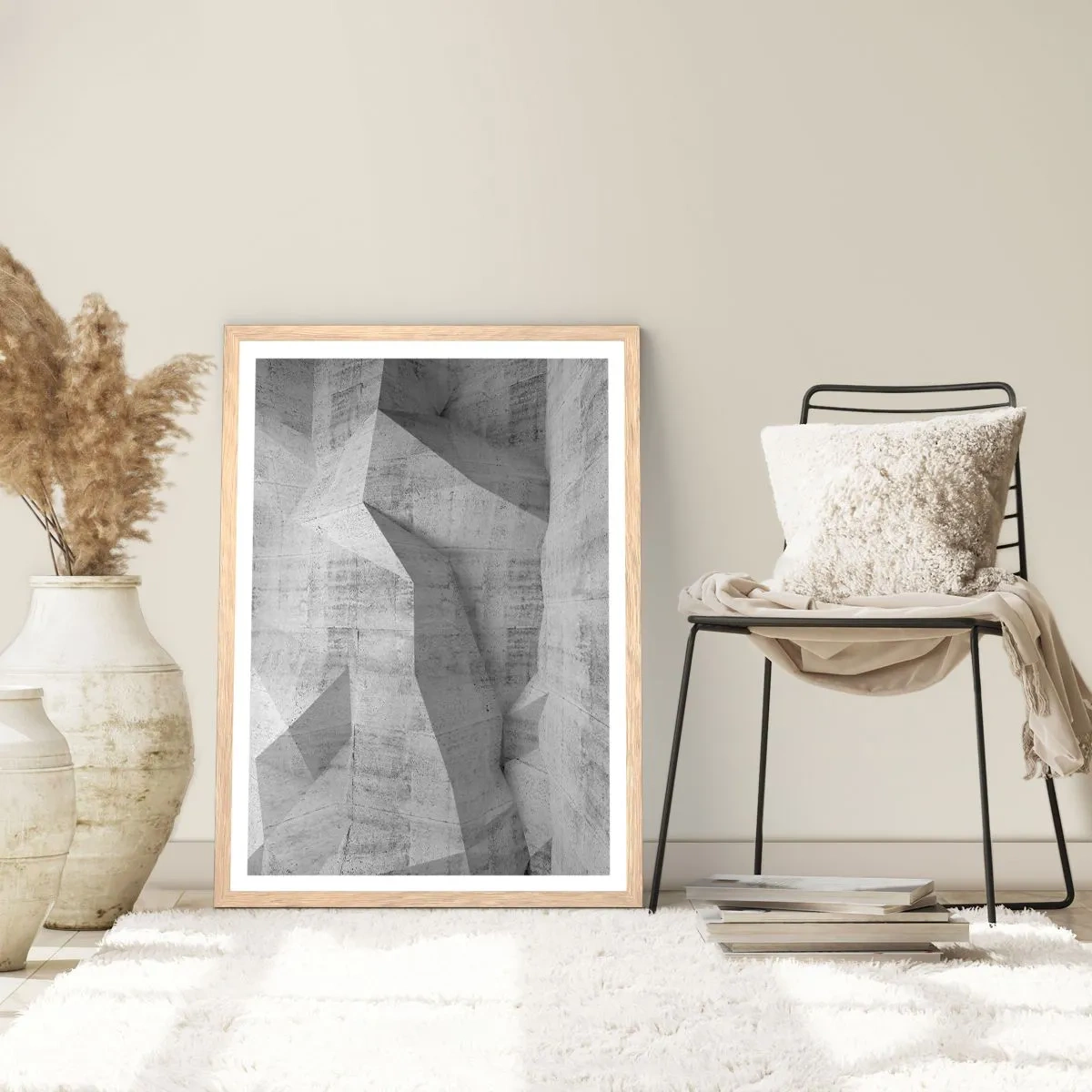 Poster in light oak frame - Real Challenge - 61x91 cm