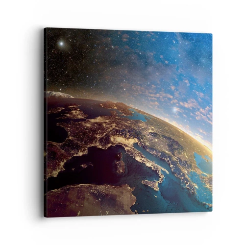 Canvas picture - Let's Look at Each Other from a Distance - 40x40 cm