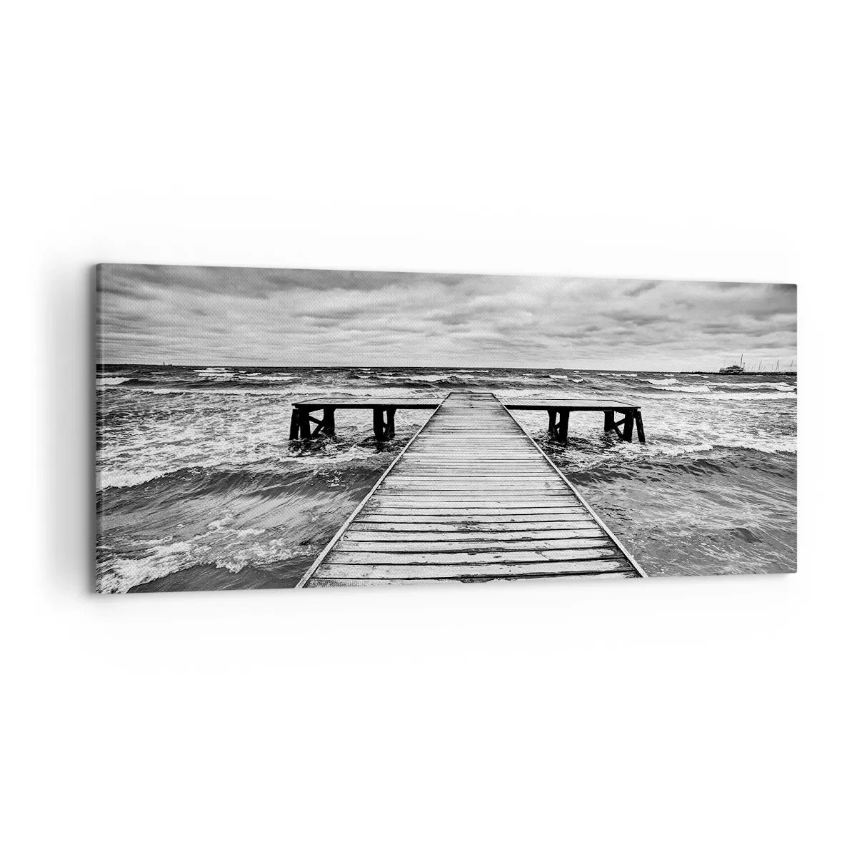Canvas picture - Waiting for the Wind to Blow away - 120x50 cm