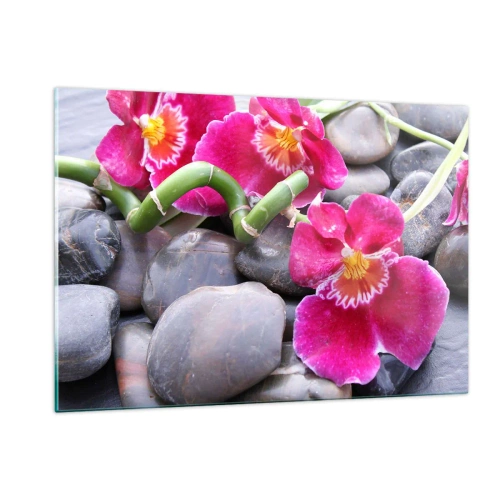 Glass picture - Coolness and Heat - 120x80 cm