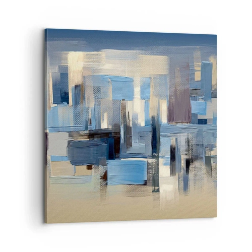 Canvas picture - Blue Construction - 60x60 cm