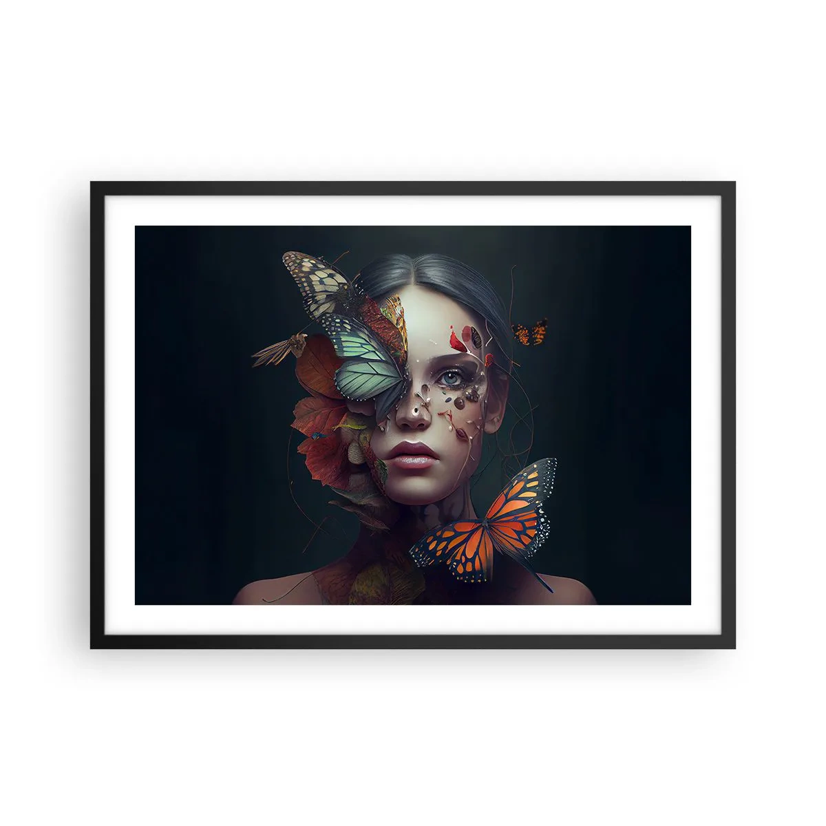 Poster in black frame - Wonderful Metamorphosis - 70x50 cm
