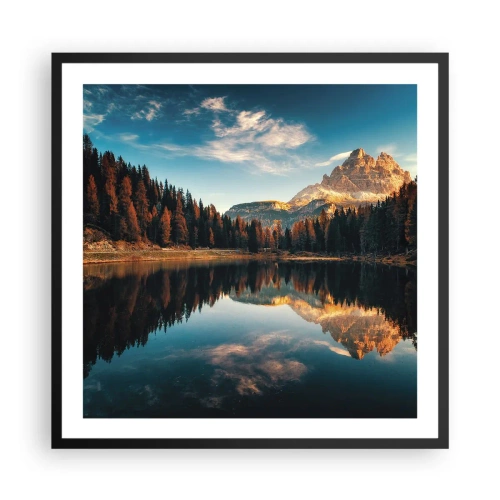 Poster in black frame - Double Landscape - 60x60 cm
