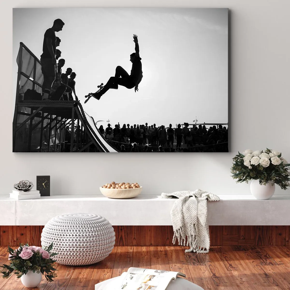 Canvas picture - Heroes and Spectators - 120x80 cm