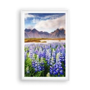 Poster in white frmae - Strength and Severity next to Sweetness - 61x91 cm