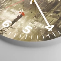 Clock face with numbers