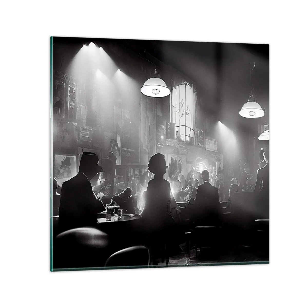 Glass picture - In Jazz Ambiance - 40x40 cm