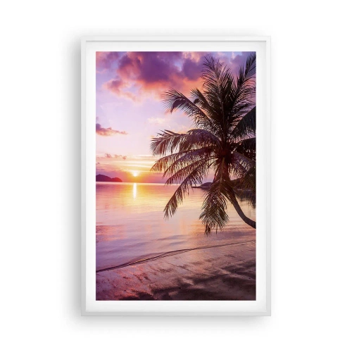 Poster in white frmae - Bliss up to the Horizon - 61x91 cm