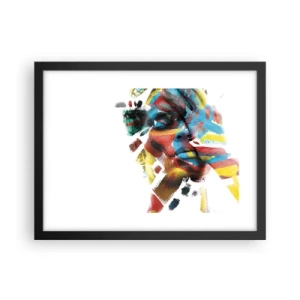 Poster in black frame - Colourful Personality - 40x30 cm
