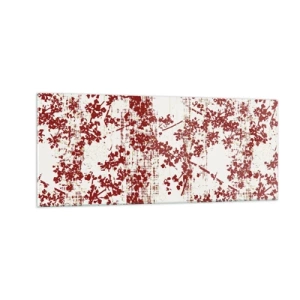 Glass picture - Like Old-fashioned Percale - 100x40 cm