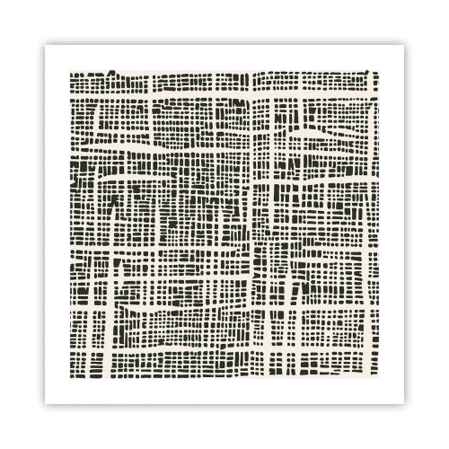Poster - Woven Composition - 50x50 cm