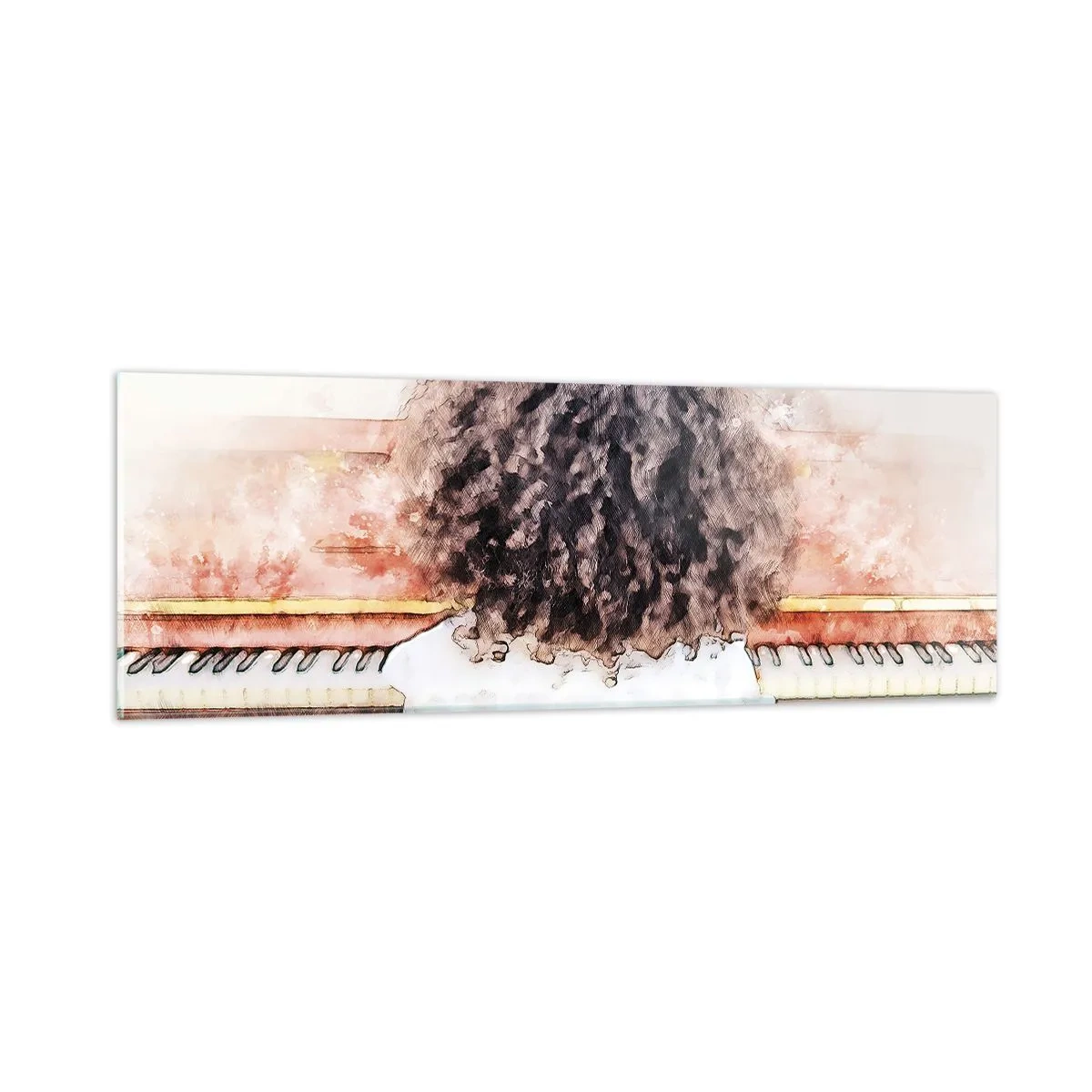 Glass picture - In a New World - 90x30 cm