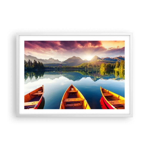 Poster in white frmae - Nothing against Nature - 70x50 cm