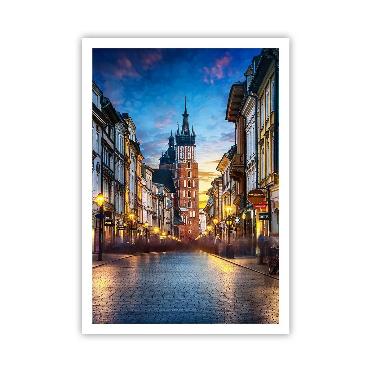 Poster - Charm of Cracow - 70x100 cm