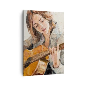 Canvas picture - Concert for Guitar and Girly Heart - 70x100 cm