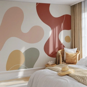 Self-Adhesive Photo Wallpaper Deluxe Sticker - Doodles - Abstraction, Piece, Imagination - 150x105 cm