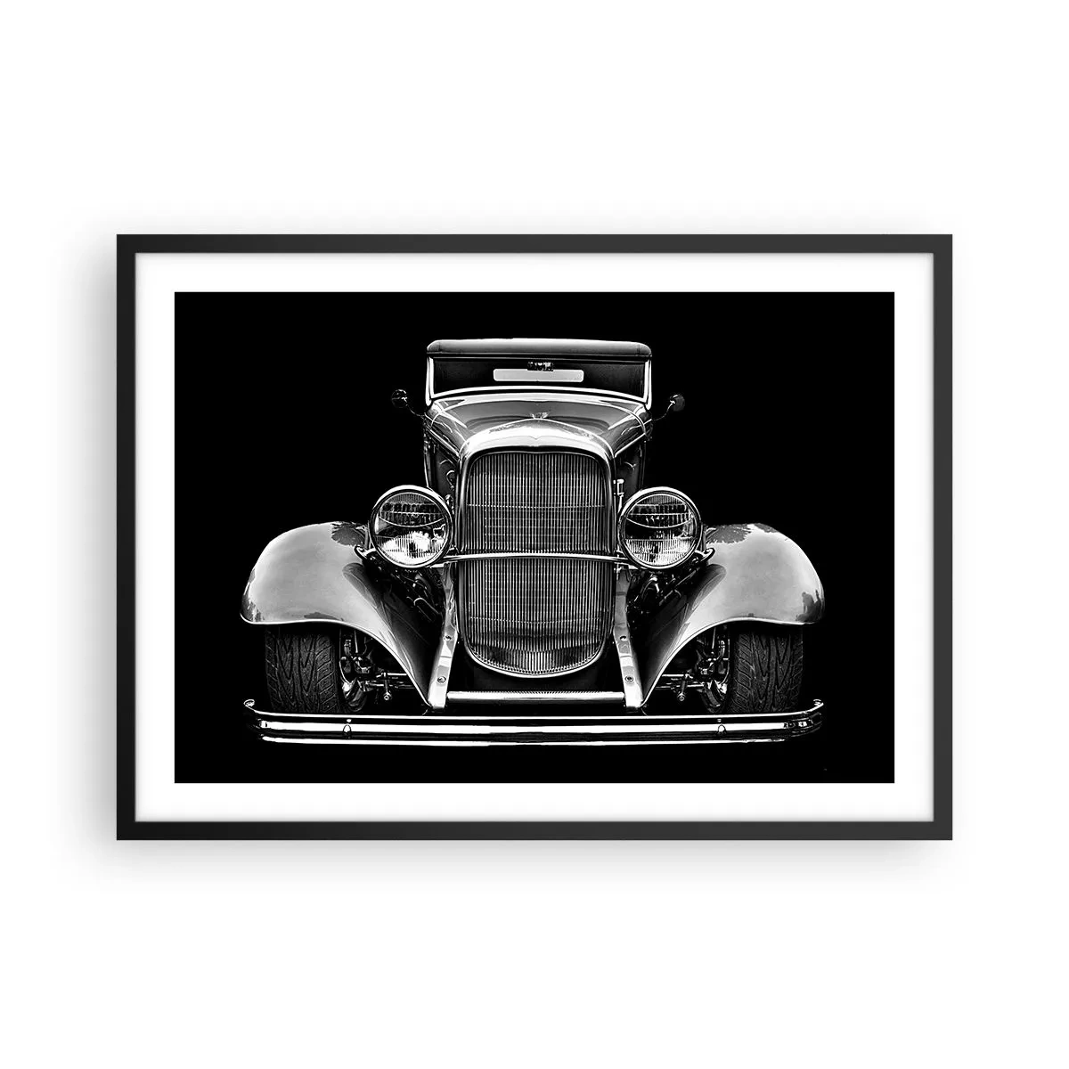 Poster in black frame - True Gentleman - 70x50 cm