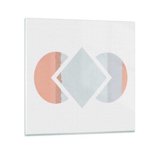 Glass picture - Situation Is Clear - 70x70 cm