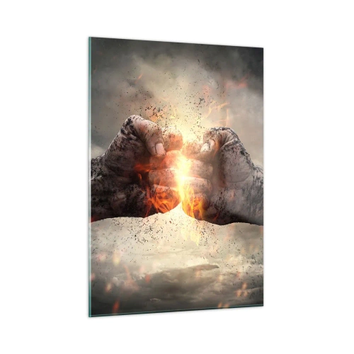 Glass picture - Stand Up and Fight - 50x70 cm