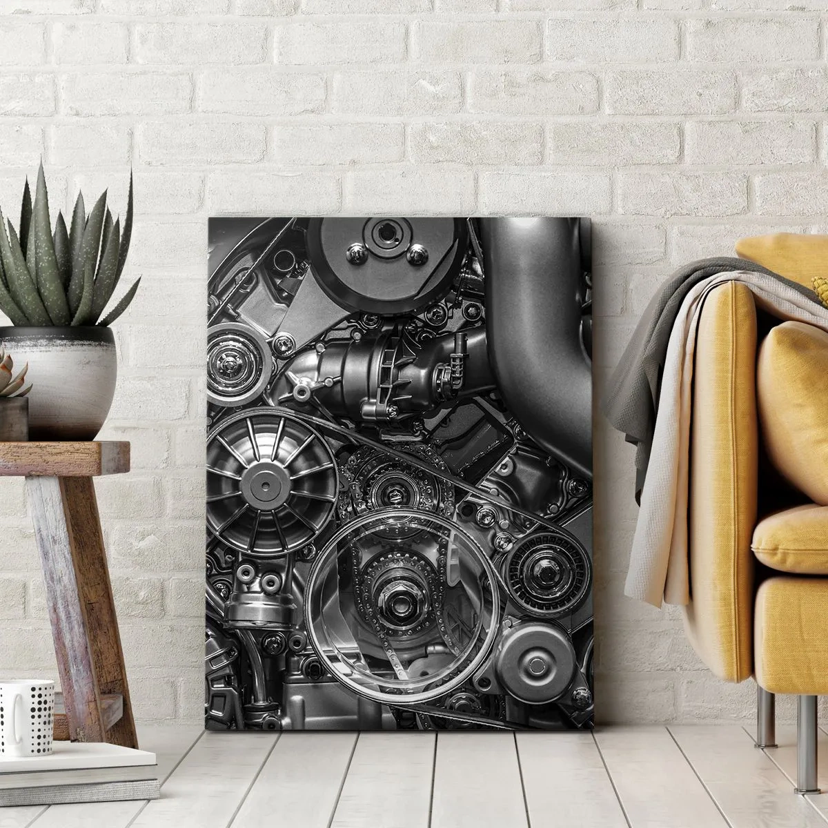 Canvas picture - Poetry of Mechanics - 55x100 cm