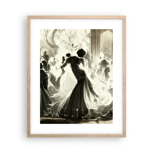 Poster in light oak frame - Big Masquerade - 40x50 cm