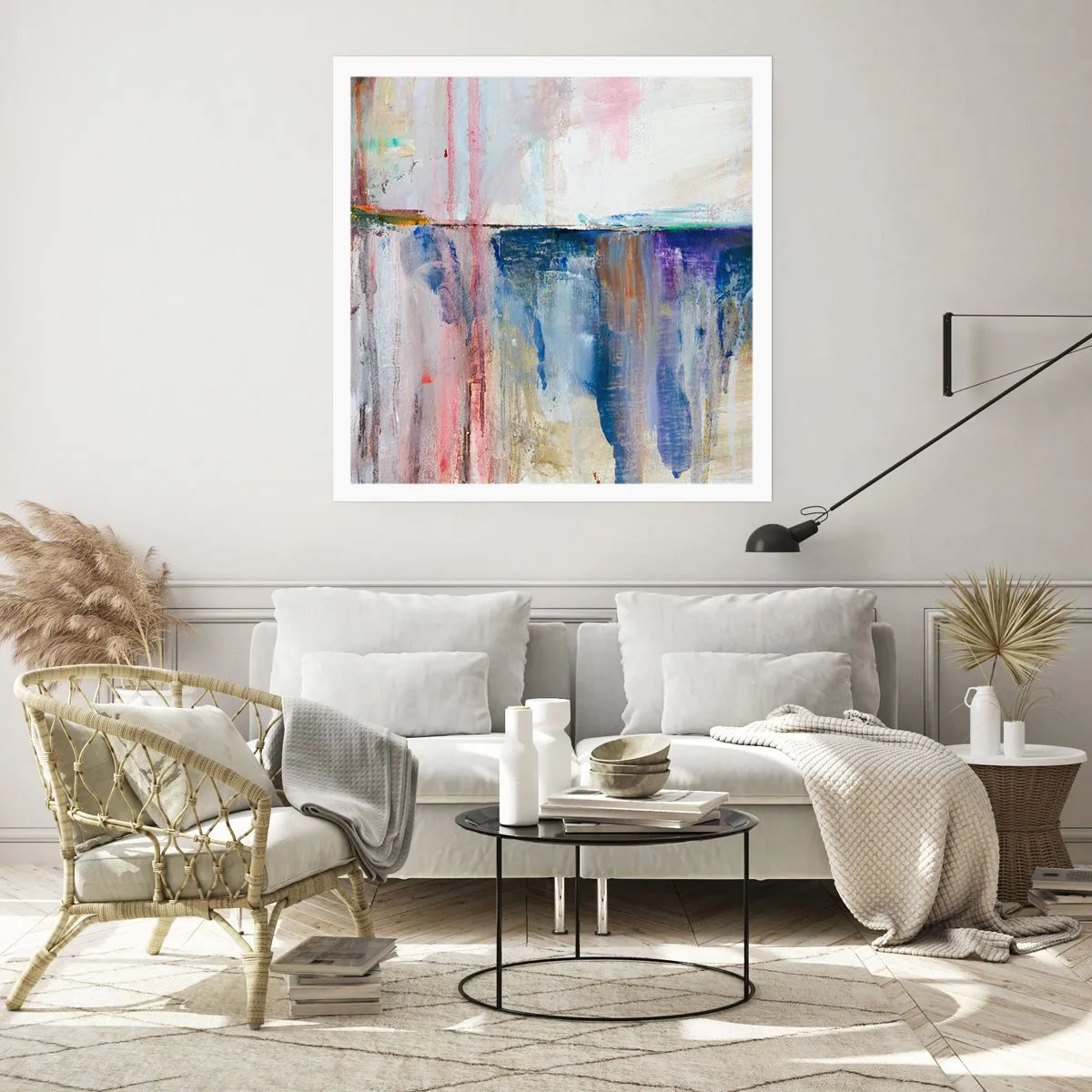 Poster - Colourful Impressions an Associations - 60x60 cm