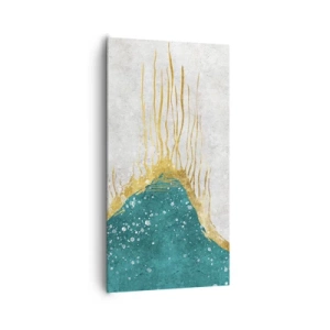 Canvas picture - Golden Tide - 65x120 cm