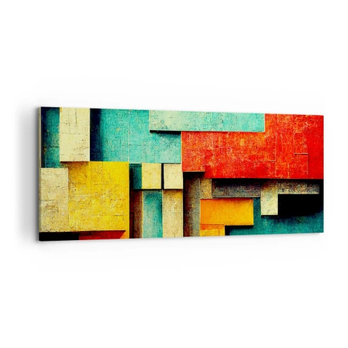 Canvas picture - Festival of Right Angles - 120x50 cm