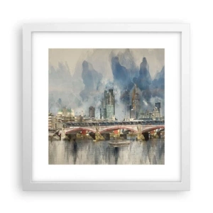 Poster in white frmae - London in Its Beauty - 30x30 cm