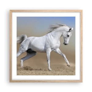 Poster in light oak frame - The Most Beautiful Arabic Tale - 50x50 cm