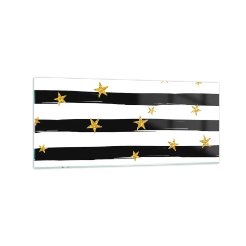 Glass picture - We Have All Been Born Under a Lucky Star - 120x50 cm