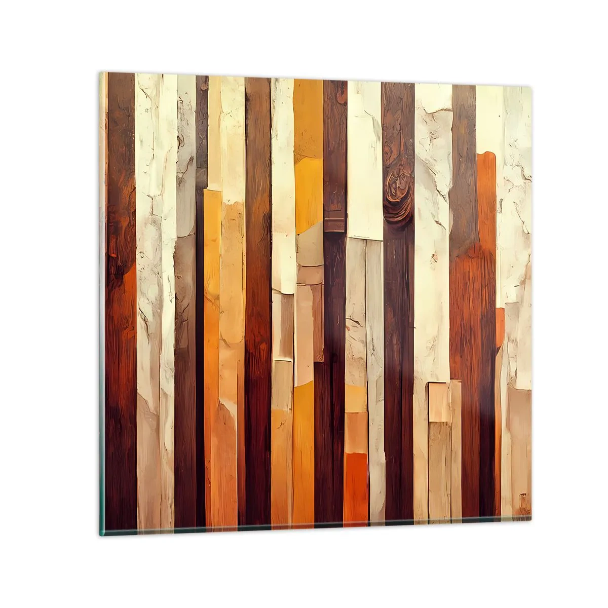 Glass picture - Anthem of Forest Birds - 60x60 cm