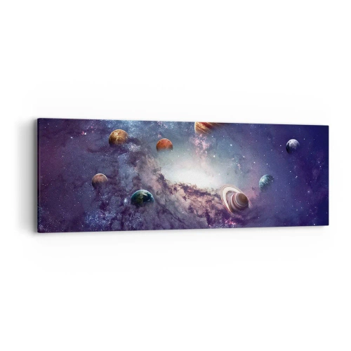 Canvas picture - Solar-Dancing System - 90x30 cm