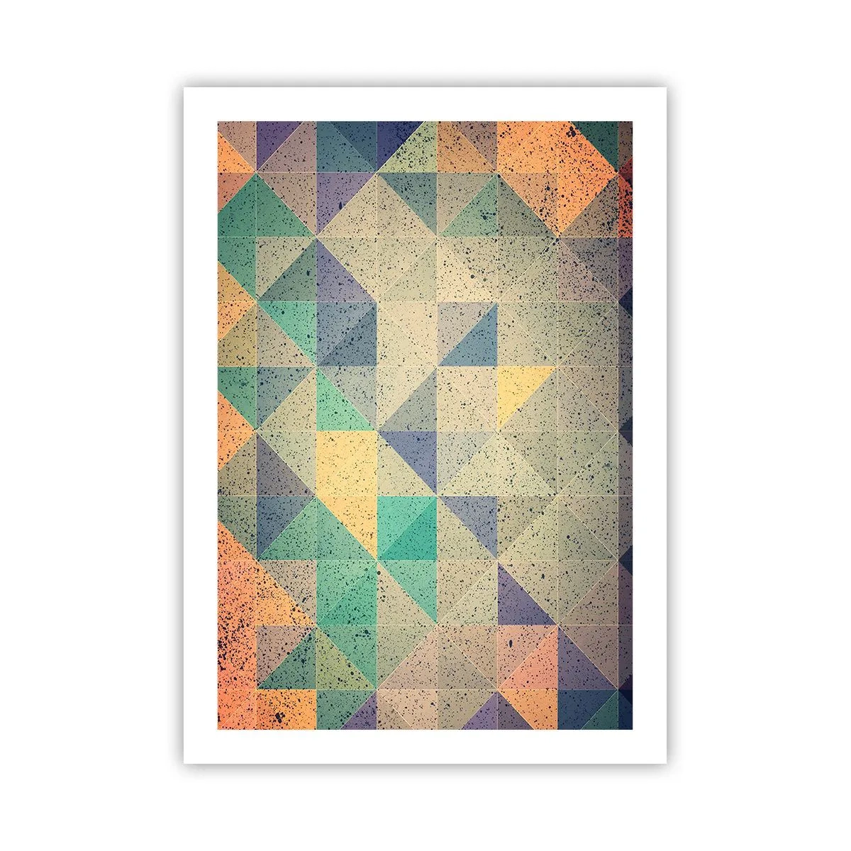 Poster - The Republic of Triangles - 50x70 cm