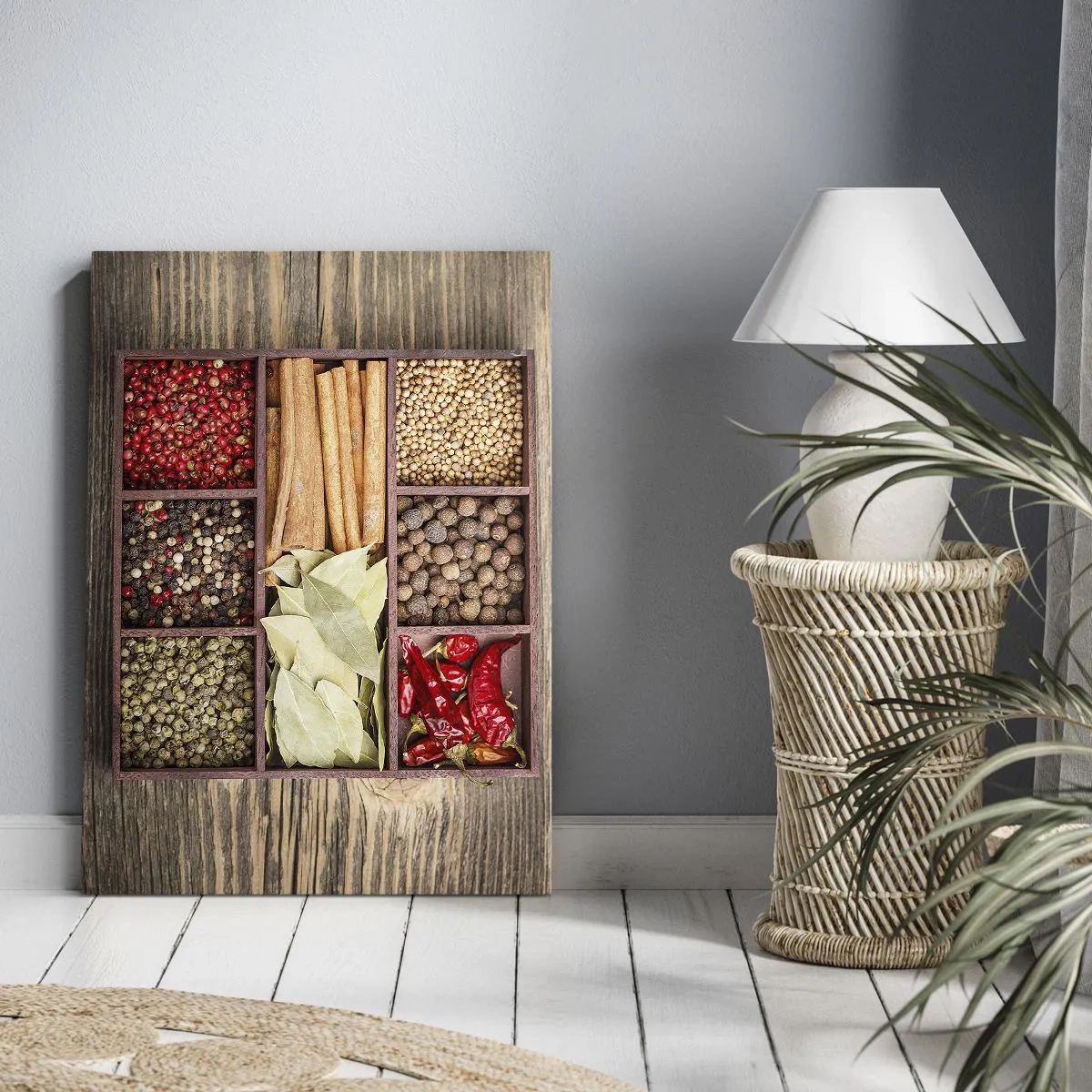 Canvas picture - Order of Shapes, Bunch of Aromas - 80x120 cm