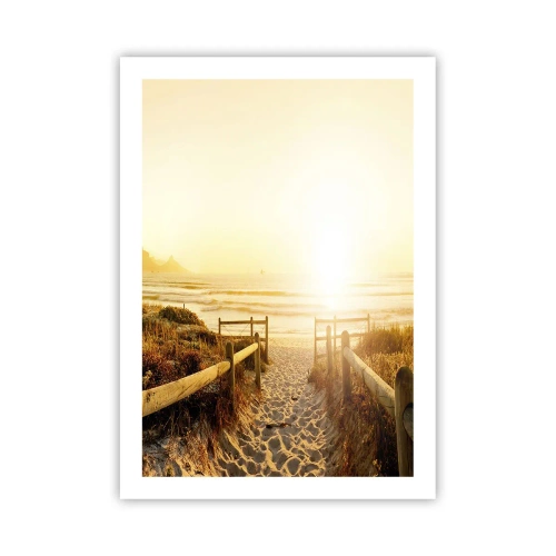 Poster - Through the Dune, Towards the Sun - 50x70 cm