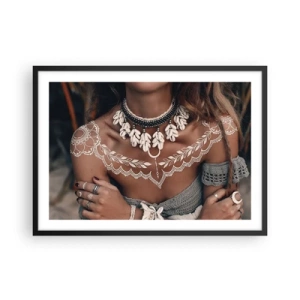 Poster in black frame - Talismans, Rituals of Womanhood - 70x50 cm