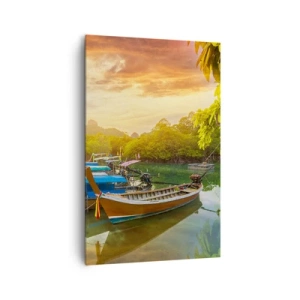 Canvas picture - At the Start of a Busy Day - 80x120 cm