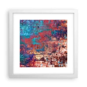 Poster in white frmae - Memory and Oblivion - 30x30 cm