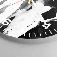 Clock face with numbers