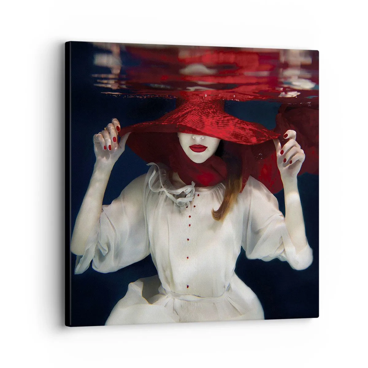 Canvas picture - Mysterious Woman - 30x30 cm