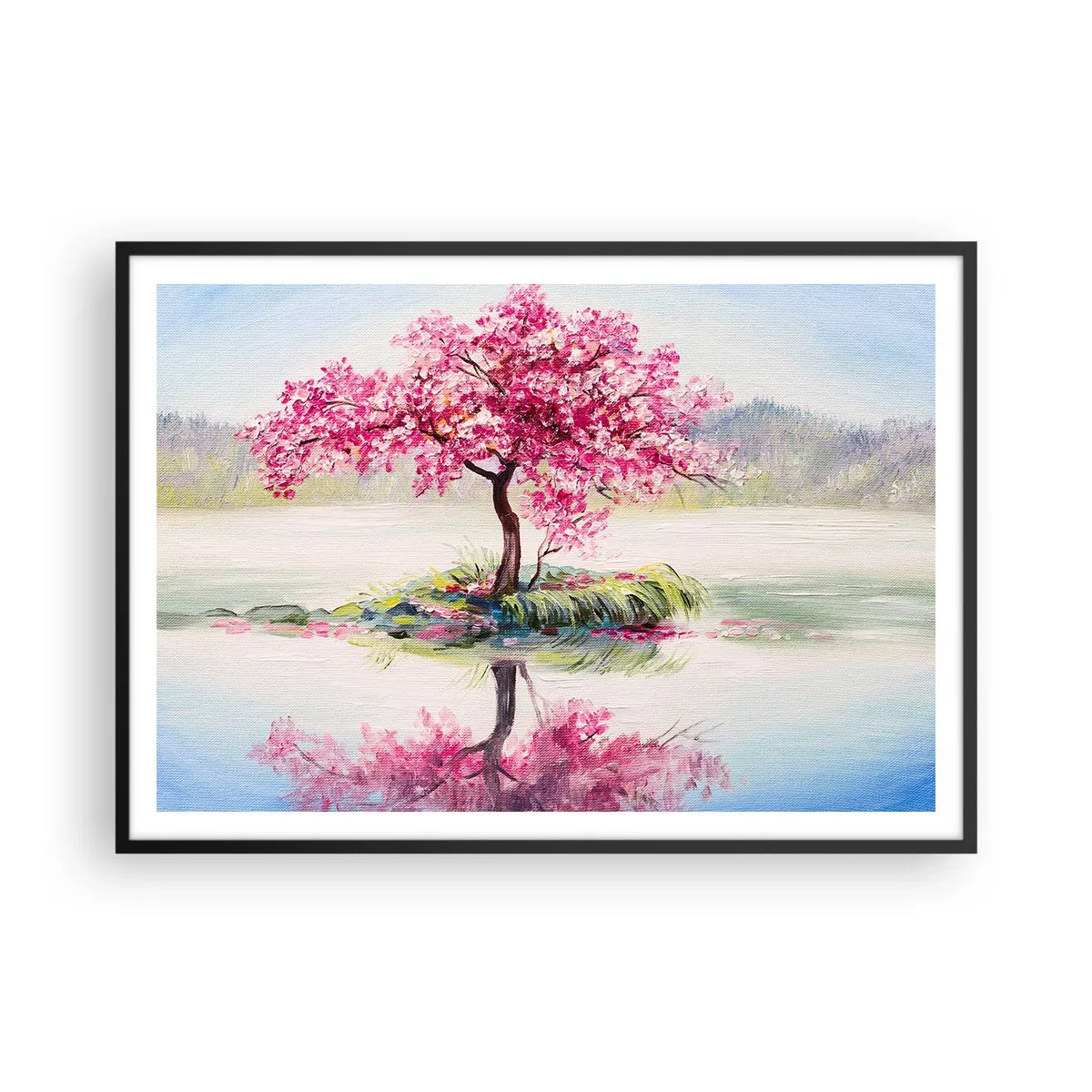 Poster in black frame - Spring Holiday - 100x70 cm
