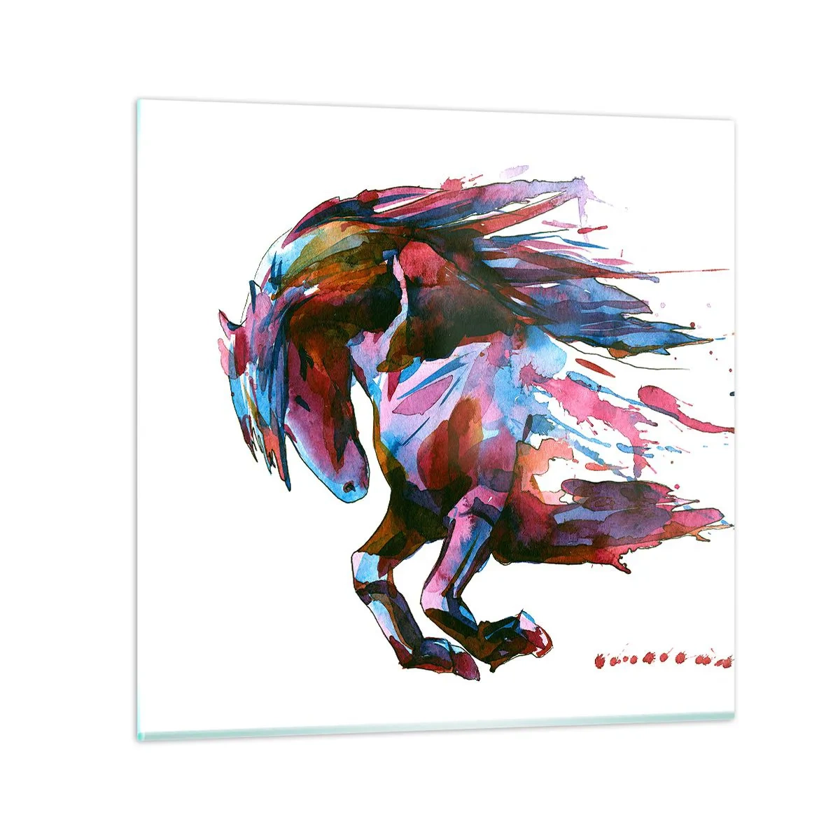 Glass picture - In Elation - 60x60 cm