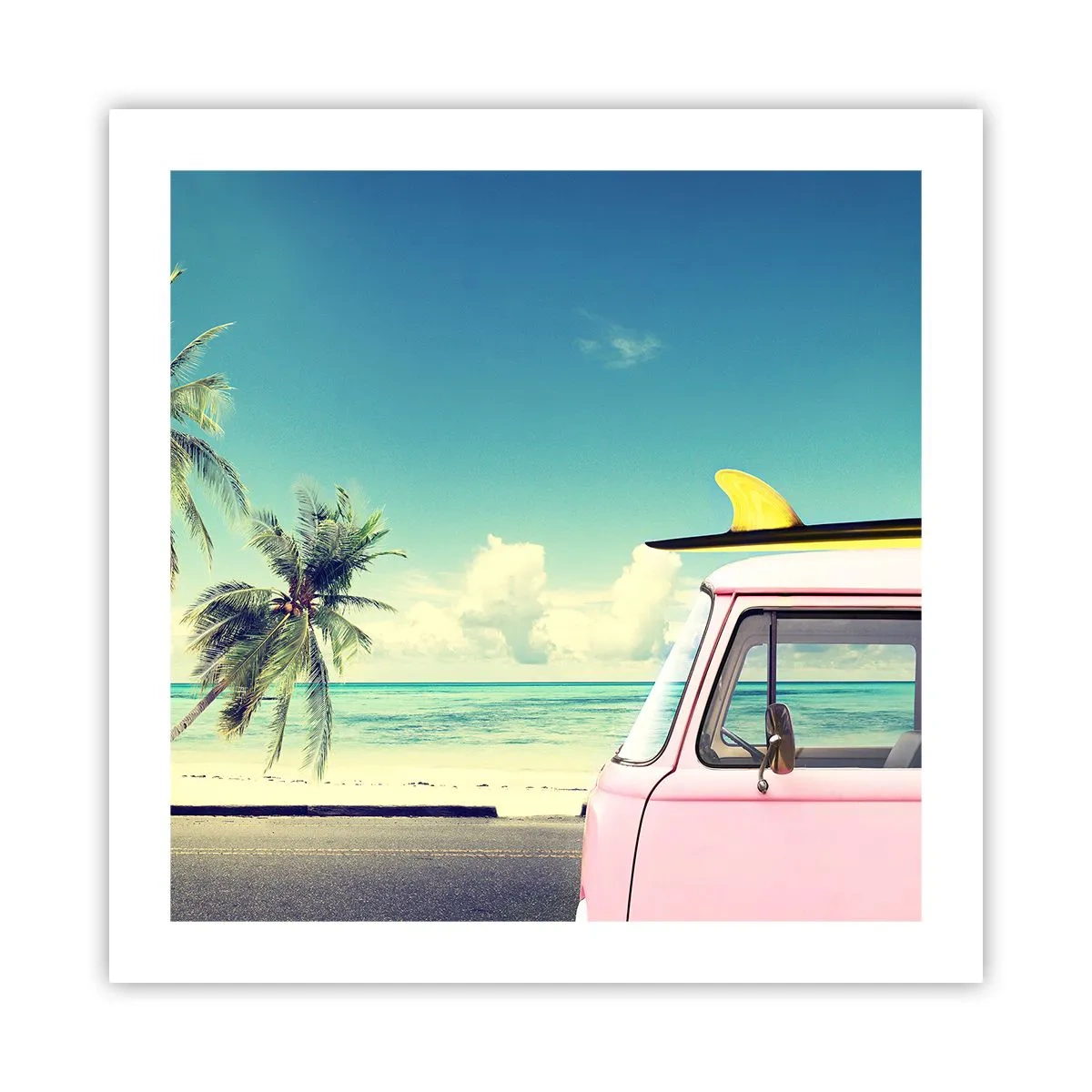 Poster - Holiday Time - 50x50 cm