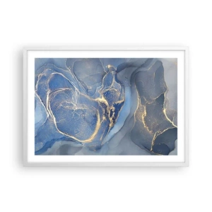 Poster in white frmae - Gold Dust - 70x50 cm