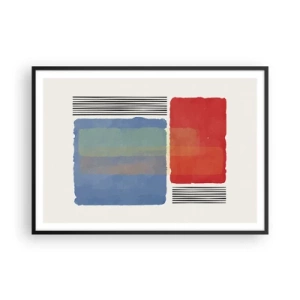 Poster in black frame - Spirit and Letter of Geometry - 100x70 cm