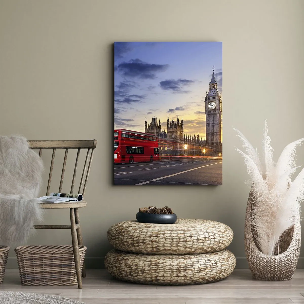 Canvas picture - Characteristic Landmarks - 50x70 cm